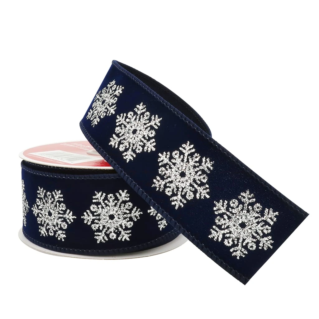 Best reviews of π 1.5" x 25ft. Faux Linen Wired Snowflakes Ribbon by Celebrate It™ π Christmas β€οΈ 2 Best reviews of π 1.5" x 25ft. Faux Linen Wired Snowflakes Ribbon by Celebrate It™ π Christmas β€οΈ - Image 2