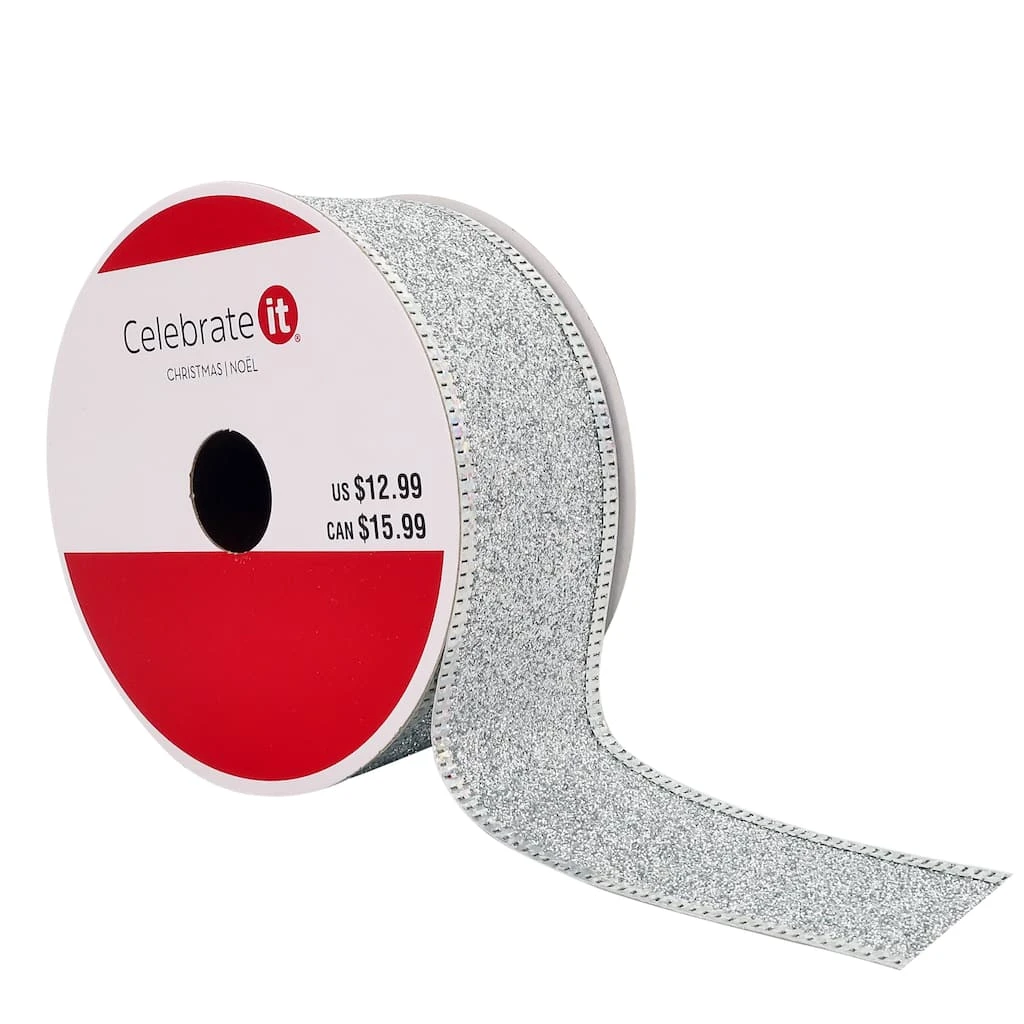 Best reviews of π 1.5" x 30ft. Metallic Sheer Wired Glitter Ribbon by Celebrate It™ βοΈ Christmas β 1 Best reviews of π 1.5" x 30ft. Metallic Sheer Wired Glitter Ribbon by Celebrate It™ βοΈ Christmas β
