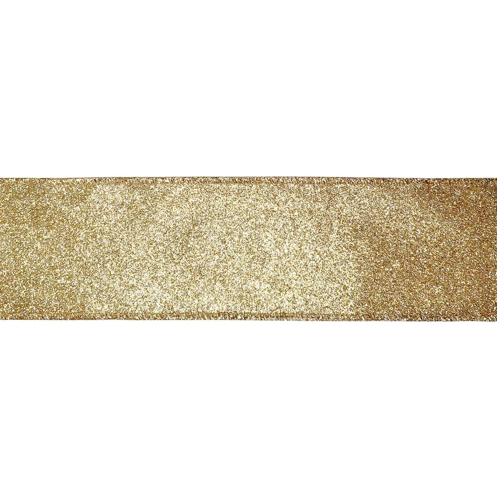 Cheap 😀 2.5" x 20ft. Taffeta Wired Glitter Ribbon by Celebrate It™ ✔️ Christmas ❤️ 3 Cheap 😀 2.5" x 20ft. Taffeta Wired Glitter Ribbon by Celebrate It™ ✔️ Christmas ❤️ - Image 3