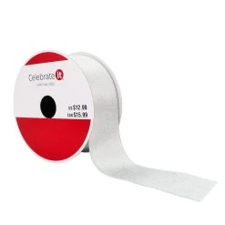 Cheap ⌛ 1.5" x 30ft. Shimmer Wired Solid Ribbon by Celebrate It® 🔥 Christmas 🥰