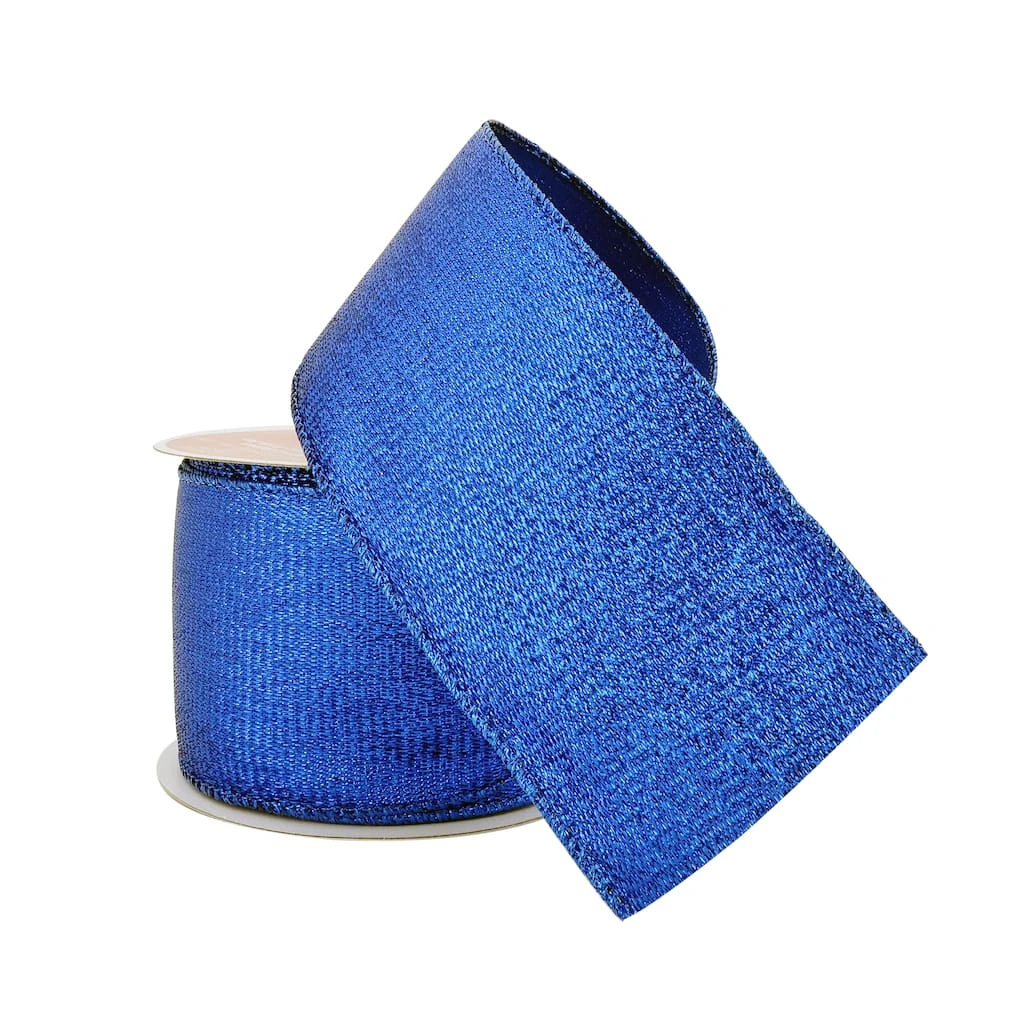 Flash Sale ❤️ 2.5" x 20ft. Metallic Wired Ribbon by Celebrate It® ❄ Christmas 🥰 2 Flash Sale ❤️ 2.5" x 20ft. Metallic Wired Ribbon by Celebrate It® ❄ Christmas 🥰 - Image 2