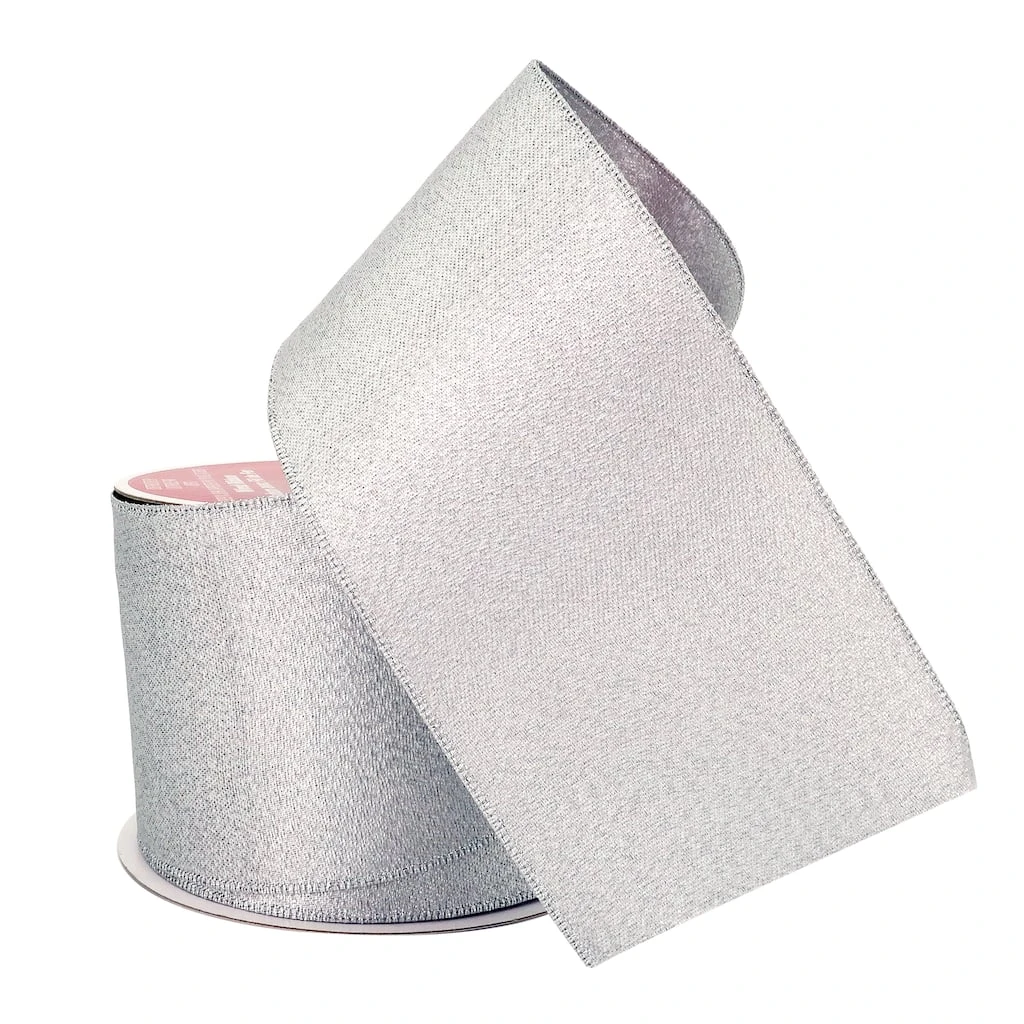 Deals 🔥 2.5" x 20ft. Shimmer Wired Solid Ribbon by Celebrate It® ❄ Christmas ✨ 2 Deals 🔥 2.5" x 20ft. Shimmer Wired Solid Ribbon by Celebrate It® ❄ Christmas ✨ - Image 2