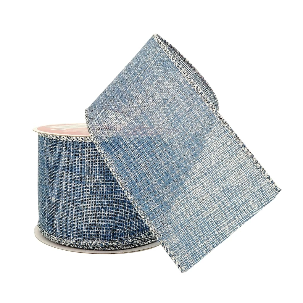 Best reviews of π 2.5" x 20ft. Faux Linen Wired Ribbon by Celebrate It® π Christmas βοΈ 2 Best reviews of π 2.5" x 20ft. Faux Linen Wired Ribbon by Celebrate It® π Christmas βοΈ - Image 2