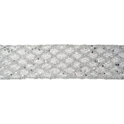 Deals 🤩 2.5" x 18ft. Glitter Wired Mesh Ribbon by Celebrate It® Christmas 🧨 -Celebrate It Sales Shop 10696351 3