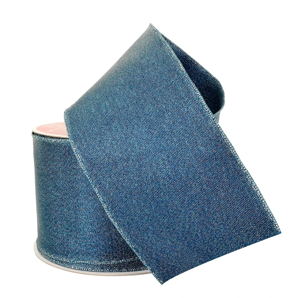 New β 2.5" x 20ft. Shimmer Wired Solid Ribbon by Celebrate It® β Christmas π 2 New β 2.5" x 20ft. Shimmer Wired Solid Ribbon by Celebrate It® β Christmas π - Image 2