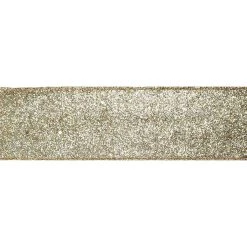 Best Sale 🥰 2.5" x 20ft. Sheer Wired Glitter Ribbon by Celebrate It® Christmas 😉 -Celebrate It Sales Shop 10696359 3