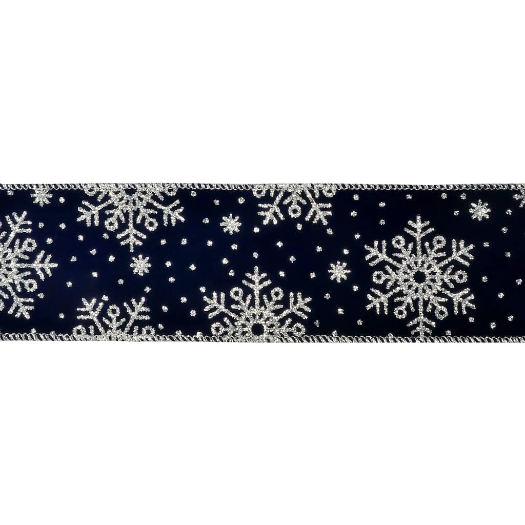 Deals π₯ 2.5" x 20ft. Taffeta Wired Snowflake Ribbon by Celebrate It® β Christmas β 3 Deals π₯ 2.5" x 20ft. Taffeta Wired Snowflake Ribbon by Celebrate It® β Christmas β - Image 3