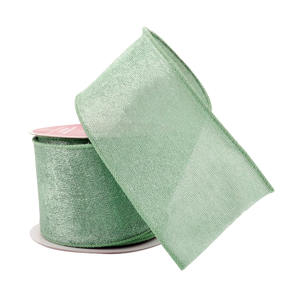 Best Sale ⌛ 2.5" x 20ft. Velvet Wired Ribbon by Celebrate It® Christmas ❤️ 2 Best Sale ⌛ 2.5" x 20ft. Velvet Wired Ribbon by Celebrate It® Christmas ❤️ - Image 2