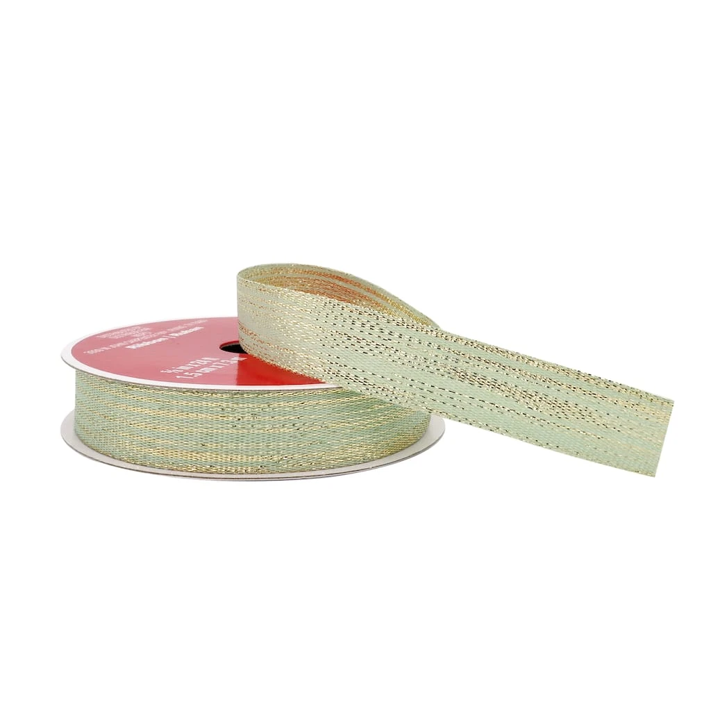 Cheapest β 5/8" x 24ft. Metallic Ribbon by Celebrate It® Christmas π 2 Cheapest β 5/8" x 24ft. Metallic Ribbon by Celebrate It® Christmas π - Image 2