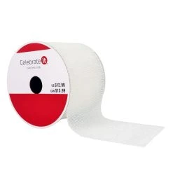 Best deal 😉 2.5" x 20ft. Metallic Fabric Wired Tinsel Ribbon by Celebrate It® Christmas 😉