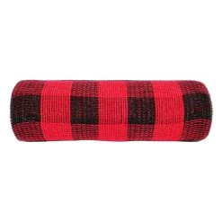 Flash Sale 🧨 9.5" x 18ft. Buffalo Check Mesh by Celebrate It® 🧨 Christmas ✔️