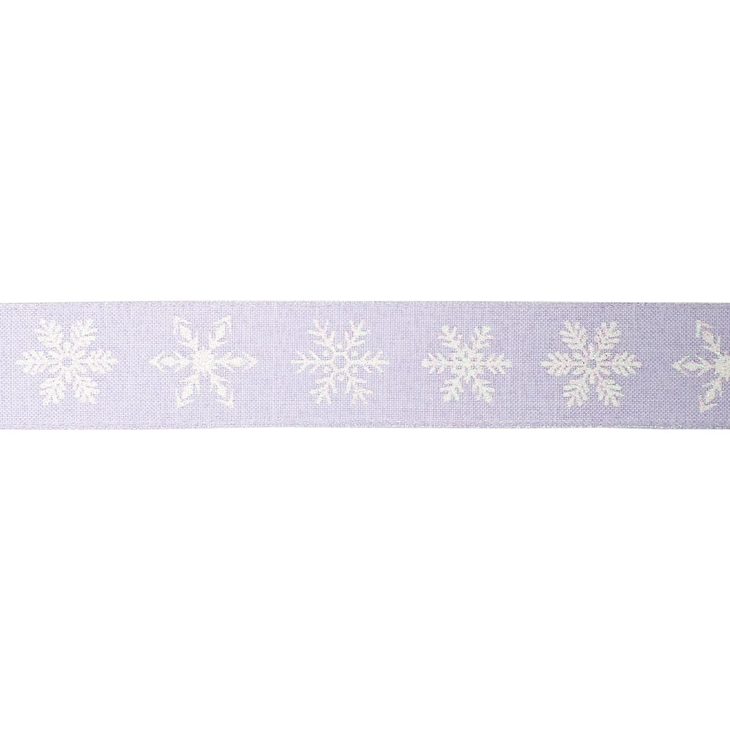 Cheapest ❤️ 1.5" x 30ft. Faux Linen Wired Snowflake Ribbon by Celebrate It® ❄ Christmas ❤️ 3 Cheapest ❤️ 1.5" x 30ft. Faux Linen Wired Snowflake Ribbon by Celebrate It® ❄ Christmas ❤️ - Image 3