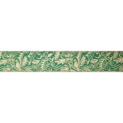 Promo 🛒 1.5" x 30ft. Faux Linen Wired Swirl Ribbon by Celebrate It® Christmas 😍 -Celebrate It Sales Shop 10696418 3