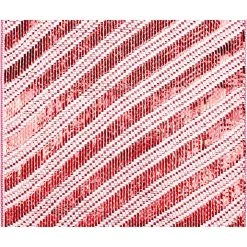 Outlet 🎉 9.5" x 10ft. Metallic Candy Cane Stripe Mesh by Celebrate It® ❄ Christmas 😍 -Celebrate It Sales Shop 10696553 3