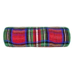 Outlet 👍 9.5" x 18ft. Plaid Mesh by Celebrate It® Christmas ❤️