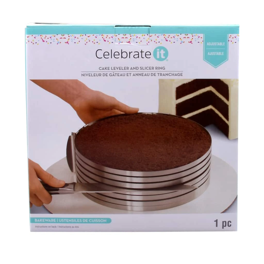Outlet ❤️ Cake Leveler & Slicing Ring by Celebrate It™ ⌛ 1 Outlet ❤️ Cake Leveler & Slicing Ring by Celebrate It™ ⌛