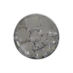 New ✔️ 13-Piece Mini Shapes Fondant Cutter Set by Celebrate It™ 🔔