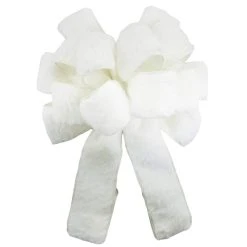 Top 10 π 20.5" White Fur β Christmas Décor Bow by Celebrate It® β