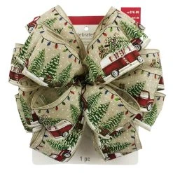 Best Sale ⭐ 20.5" Holiday Vehicle Christmas Décor Bow by Celebrate It® 🎁 -Celebrate It Sales Shop 10697611 4
