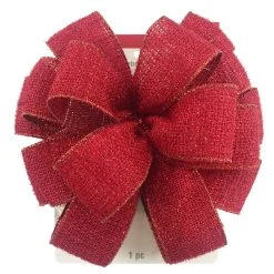 Hot Sale 💯 20.5" Shimmery Red Christmas Décor Bow by Celebrate It® ✨ -Celebrate It Sales Shop 10697618 4