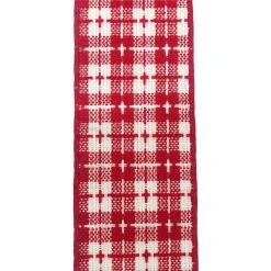 Brand new ✨ 20.5" Bright Red & White Plaid 😀 Christmas Décor Bow by Celebrate It® 🎁 -Celebrate It Sales Shop 10697619 5
