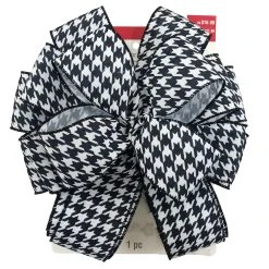 Cheap π 20.5" Black & White Houndstooth β Christmas Décor Bow by Celebrate It® π 5 Cheap π 20.5" Black & White Houndstooth β Christmas Décor Bow by Celebrate It® π -Celebrate It Sales Shop 10697621 4