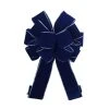 Best Pirce 👍 20.5" Navy Blue & White Christmas Décor Bow by Celebrate It® ❤️