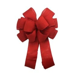 Best Sale 😉 20.5" Red Ribbon ❄ Christmas Décor Bow by Celebrate It® 🤩