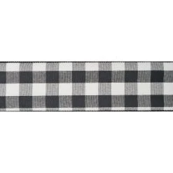 Discount 🎁 2.5" x 80ft. Wired Buffalo Check Ribbon by Celebrate It® Christmas 🌟 -Celebrate It Sales Shop 10697789 3