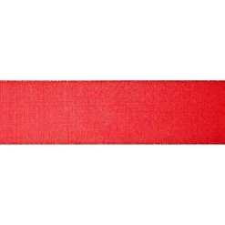 Budget 💯 2.5" x 80ft. Faux Linen Wired Ribbon by Celebrate It® ❄ Christmas 👏 -Celebrate It Sales Shop 10697791 3