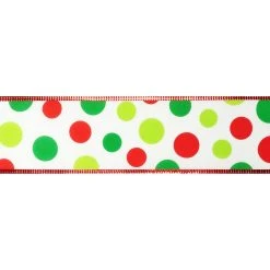 Best reviews of ⭐ 2.5" x 80ft. Taffeta Wired Dots Ribbon by Celebrate It® ✔️ Christmas 🎁 -Celebrate It Sales Shop 10697845 3