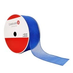 Discount 🎉 2.5" x 80ft. Shimmer Wired Ribbon by Celebrate It® 🔥 Christmas ❤️