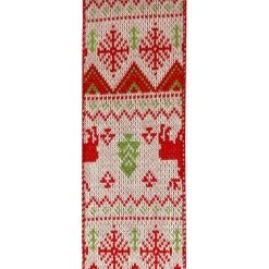 Cheap ๐ 3.5'' x 9 ft. Fair Isle Reindeer Knit Ribbon by Celebrate It® ๐ 6 Cheap ๐ 3.5'' x 9 ft. Fair Isle Reindeer Knit Ribbon by Celebrate It® ๐ -Celebrate It Sales Shop 10697916 3