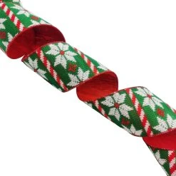 Best deal ✔️ 3.5" x 9ft. Fair Isle Wired Snowflakes Ribbon by Celebrate It™ 🔔 Christmas 👍 -Celebrate It Sales Shop 10698093 4
