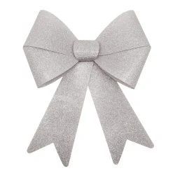 Cheap ⭐ 18" Silver Glitter Bow by Celebrate It™ Christmas 🔥