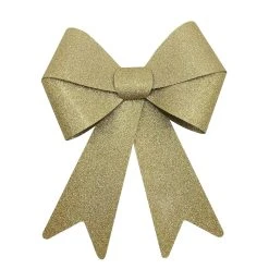 Outlet ✔️ 18" Gold Glitter Bow by Celebrate It™ Christmas 🤩