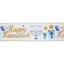 Best reviews of 🌟 2.5" x 20ft. Taffeta Wired Candles Ribbon by Celebrate It® Hanukkah 🤩 -Celebrate It Sales Shop 10699067 3