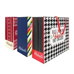 Wholesale ✨ Assorted 19.5" Reusable Holiday Tote Bag by Celebrate It™ 😀 Christmas 🥰 -Celebrate It Sales Shop 10699300 9