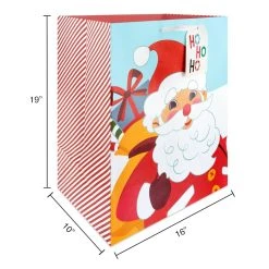 Outlet 🎁 Jumbo Santa Gift Bag by Celebrate It™ Christmas 🛒 -Celebrate It Sales Shop 10699304 3