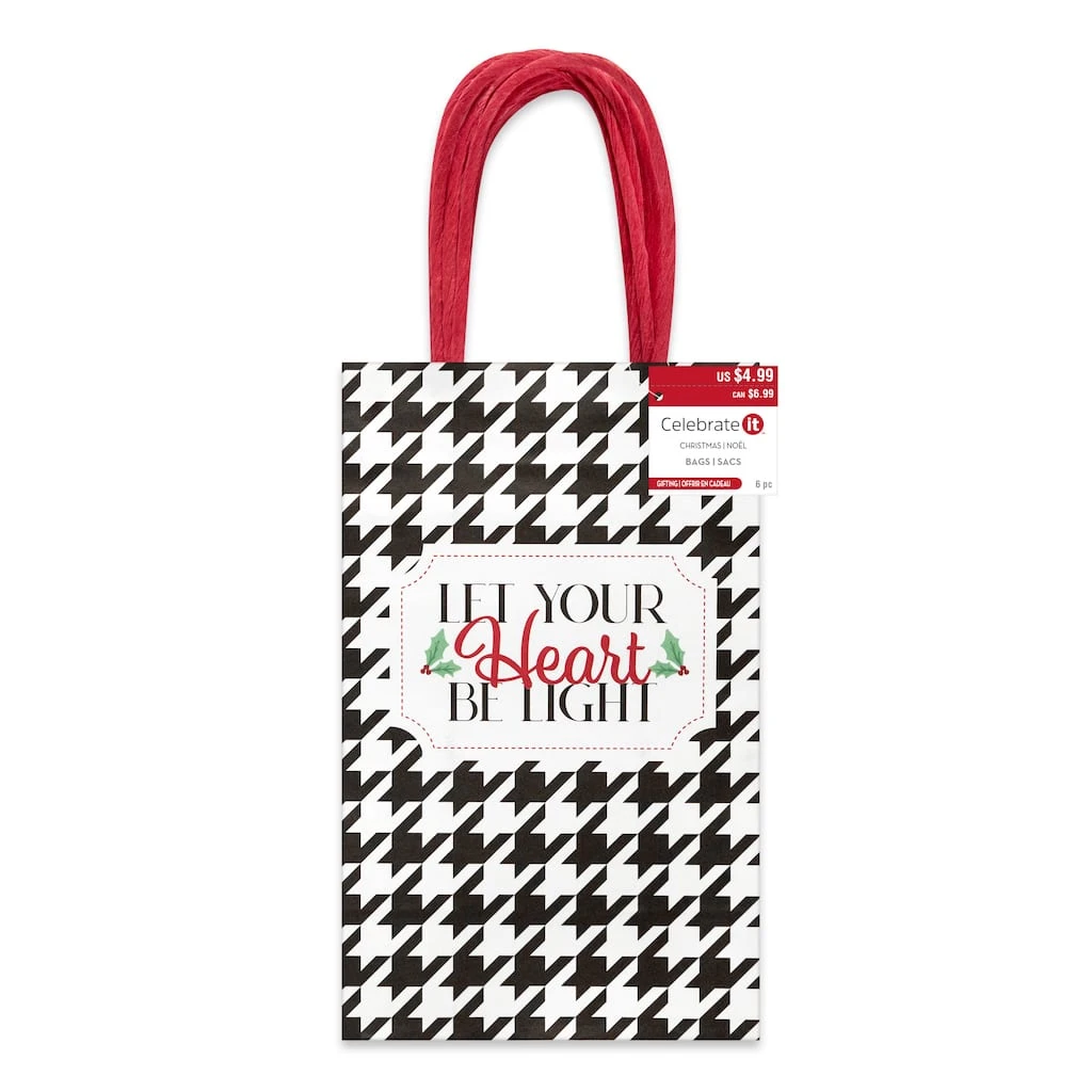 Cheap π Small Heart be Light Gift Bags, 6ct. by Celebrate It™ β Christmas β€οΈ 4 Cheap π Small Heart be Light Gift Bags, 6ct. by Celebrate It™ β Christmas β€οΈ - Image 4