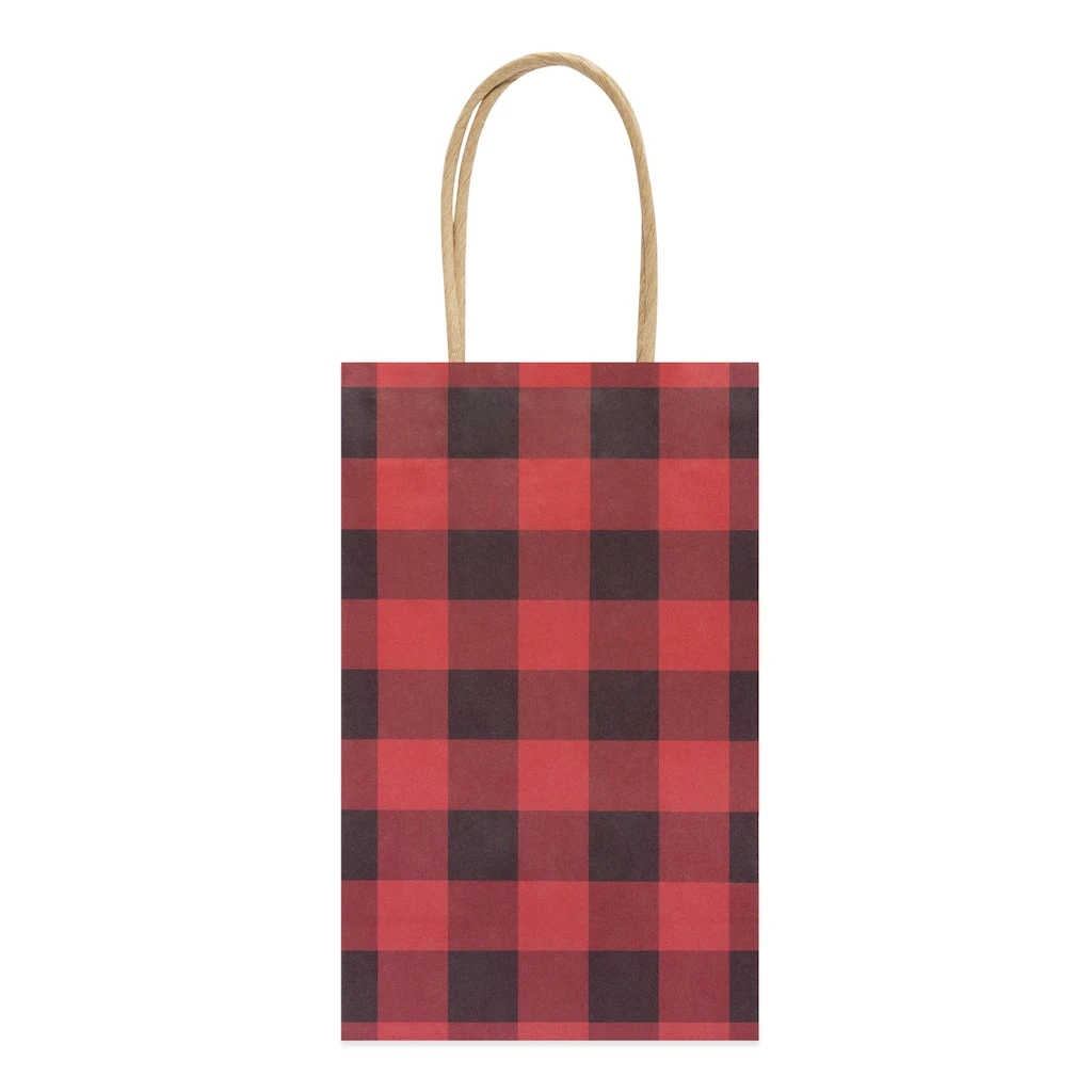 Discount ✔️ Small Red & Black Buffalo Check Gift Bags, 6ct. by Celebrate It™ ✔️ Christmas 💯 1 Discount ✔️ Small Red & Black Buffalo Check Gift Bags, 6ct. by Celebrate It™ ✔️ Christmas 💯