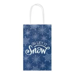Buy ✔️ Small Let It Snow Gift Bags, 6ct. by Celebrate It™ 👏 Christmas ⭐