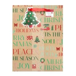 Top 10 ❤️ Large Kraft Sentiments Gift Bags, 2ct. by Celebrate It™ Christmas 💯 11 Top 10 ❤️ Large Kraft Sentiments Gift Bags, 2ct. by Celebrate It™ Christmas 💯 -Celebrate It Sales Shop 10699609 6