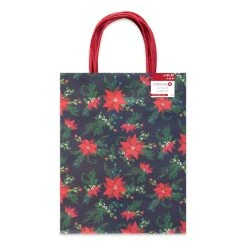 Promo 😀 Medium Poinsettia Gift Bags, 5ct. by Celebrate It™ Christmas 🧨 -Celebrate It Sales Shop 10699611 4