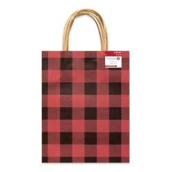 Best deal ✔️ Medium Red & Black Buffalo Check Gift Bags, 5ct. by Celebrate It™ Christmas 🛒 -Celebrate It Sales Shop 10699614 4
