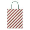 Cheap ⌛ Medium Red & White Diagonal Stripes Gift Bags, 5ct. by Celebrate It™ Christmas ✨