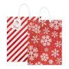 Hot Sale 😀 Large Holiday Red Foil Gift Bags, 2ct. by Celebrate It™ Christmas 🥰