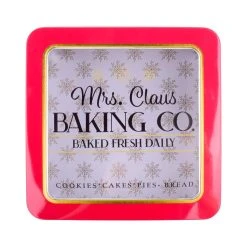 Deals ⭐ 7.5" Mrs. Claus Baking Co. Tin by Celebrate It™ ❄ Christmas 😍