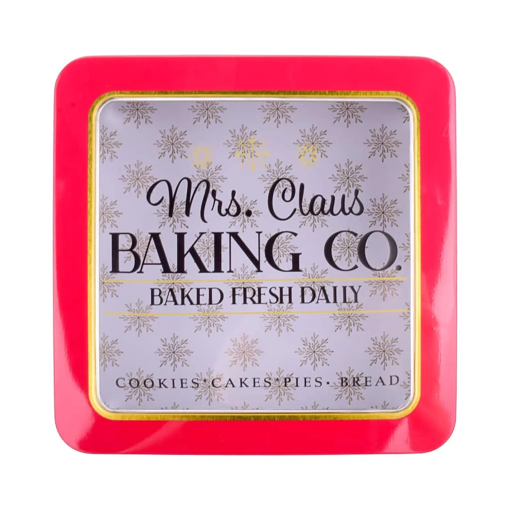 Deals ⭐ 7.5" Mrs. Claus Baking Co. Tin by Celebrate It™ ❄ Christmas 😍 1 Deals ⭐ 7.5" Mrs. Claus Baking Co. Tin by Celebrate It™ ❄ Christmas 😍