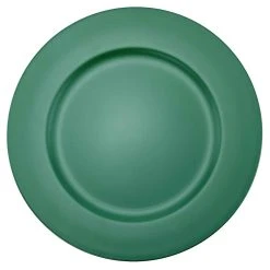 Outlet 🤩 13" Green ✔️ Christmas Chargers by Celebrate It™, 6ct. ❤️